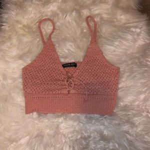 Pink crop